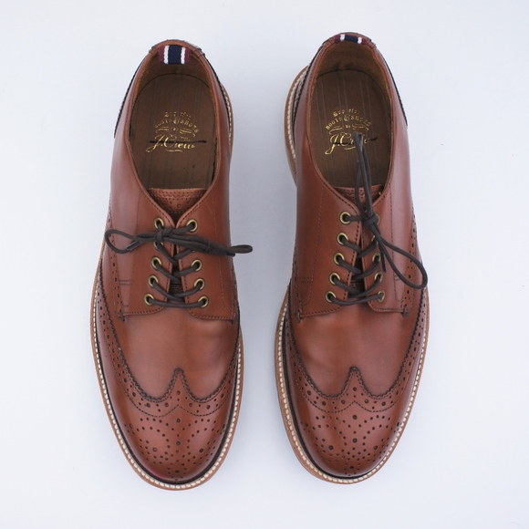 New JCREW Oar Stripe Shortwing Derbys Shoes - Picture 3 of 5